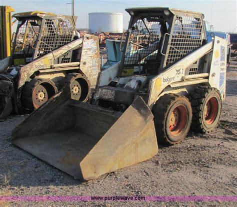 clark skid steer models 743 operating weight|bobcat 743 tire size.